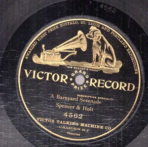 60po. Spencer & Holt - A Barnyard Serenade - Victor Grand Prize 4562 - Imagen 1 de 1