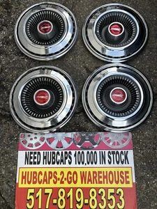 1967 Buick Special Red set4 stainless Used Original Hubcap 14” Beautiful vintage - Picture 1 of 8