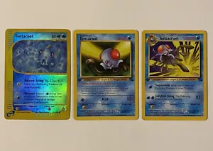 TENTACOOL 113/147 REV HOLO - TENTACOOL 56/62 - CARTA POKEMON TENTACRUEL 44/62 (3) - Foto 1 di 4