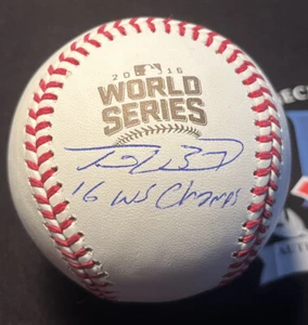 Travis Wood Signed 2016 World Series Baseball Beckett COA 16 WS Champs INSC - Picture 1 of 7