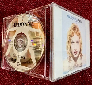 MADONNA RARE RAIN AUSTRALIA ASIA CD ONLY UNIQUE ART GRAPHICS PROMO MAVERICK LOGO - Picture 1 of 9