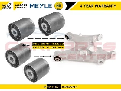 FOR BMW X5 E53 5 6 SERIES REAR AXLE SWING LOWER TRAILING ARM 4x BUSHING KIT HD - Image 1 of 3