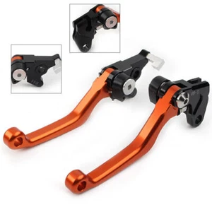 Pivot Dirt Kupplungsbremshebel passend für Kawasaki KLX250 D-TRACKER 1993-1997 ORANGE - Bild 1 von 6