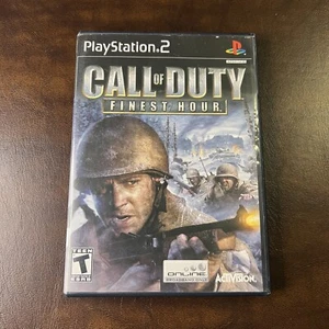 Call Of Duty Finest Hour - Sony Playstation 2 Tested Authentic - Picture 1 of 5