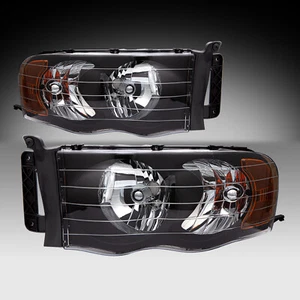 Pair Headlights Assembly Fits 2002-2005 Dodge Ram Pickup Truck Left&Right 02-05 - Photo 1 sur 7