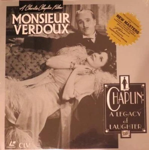 MONSIEUR VERDOUX (CHARLIE CHAPLIN) LASERDISC NEW - Picture 1 of 1
