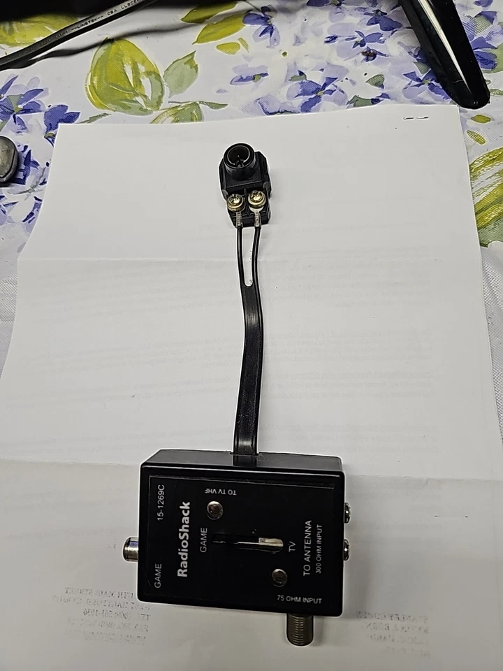Vtg Radioshack Rf Game/Tv Adapter !!! - Image 1 of 4