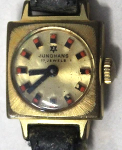 Vintage Junghans Ladies Wrist Watch 17 jewels, #672 Germany not working - Picture 1 of 10