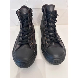 Zapatillas Converse Chuck Taylor All Star High Top Cuero Marrón Talla 7 Nuevas con Etiquetas - Imagen 1 de 6