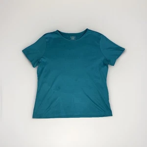 Camicia manica corta cotone LL Bean Teal Suprima taglia media - Foto 1 di 4