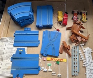 Vintage 1970s Playart Supertrack 4 Slot Car Racing Track Set - Picture 1 of 11