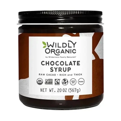 20 oz. Wildly Organic Vegan Chocolate Syrup Organic Sauce 9/11/27 - Great Gift! - Image 1 of 4