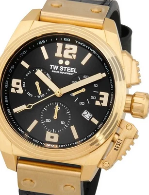 TW-Steel TW1118 Mens Watch Canteen Chronograph 46mm 10ATM - Image 1 of 4