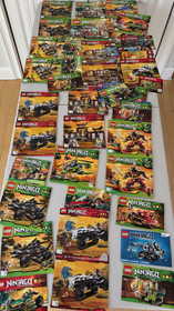 LEGO NINJAGO INSTRUCTION BOOK MANUAL ONLY HUGE LOT 70505 2520 2504 9449 9444 ETC