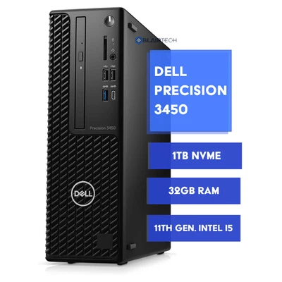 Dell Precision Workstation Desktop - 11th Gen i5 | 32GB RAM 1TB NVMe Windows 11 - Image 1 of 4