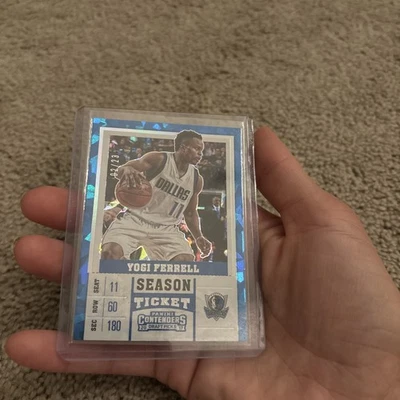 2017 Contenders Draft Picks Season Variation Cracked Ice Ticket /23 YOGI FERRELL - Image 1 of 4