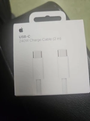 Apple USB-C 240W Braided Charge Cable 2m - MU2G3AM/A -A2794 - Image 1 of 2