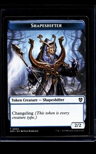 MTG Magic The Gathering Aetherdrift Double Sided Token #4 #3 Shapeshifter Zombie - Picture 1 of 2