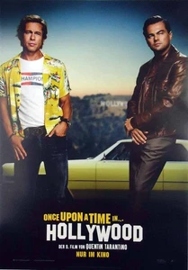 Once Upon A Time In Hollywood - Brad Pitt - Filmposter 37x53cm gerollt - Picture 1 of 1
