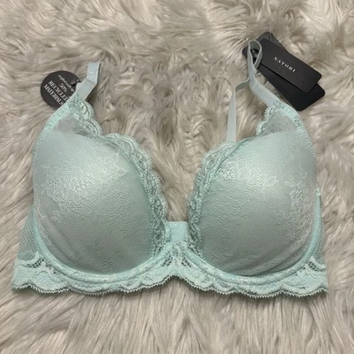 Sujetador Natori 32D Plumas Verde Como Nuevo 730023 Cierre Trasero con Aros NUEVO $68 Foto 1 de 4