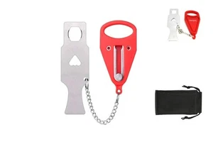 2 Portable Door Lock for Travel, Apartment, Hotel Travel Door Lock, Anti-Thef... - Picture 1 of 6