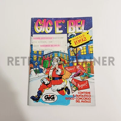 Catalogo Giocattoli Vintage GIG è BEL Natale 1992 Transformers WWF Nintendo Ecc - Immagine 1 di 4