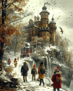 Whimsical Worlds: Bizarre and Eccentric 8x10 Art Prints to Amaze 68430924 - Picture 1 of 1