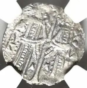 BULGARIA Ivan Aleksander 1331-1371 Medieval Crusaders Silver Gros Coin, NGC AU - Picture 1 of 4
