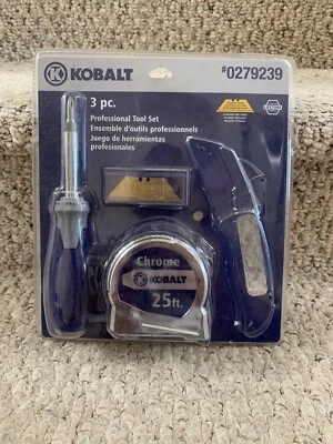 Kobalt 25 Foot Tape Measure And 6-in-1 Screwdriver ( Utility Knife Is Missing) - Image 1 of 2