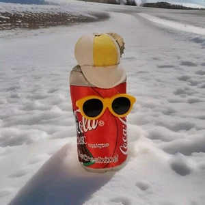 Vintage Coca Cola Can in Sunglasses Classic Plush Bean Bag 1997 - Picture 1 of 6