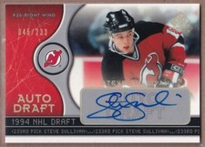 2005-06 SP Game Used Auto Draft #SS Steve Sullivan AUTO /233 - New Jersey Devils