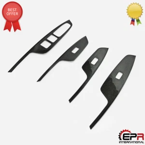 Carbon Front & Rear Door Window Switch Trim For 2016 onwards KIA K5 Optima JF - Picture 1 of 12