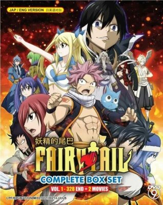 Fairy Tail TV Series Boxset DVD (Episodes 1- 328 end + 2 Movies) with Eng Dubbed - Image 1 of 2