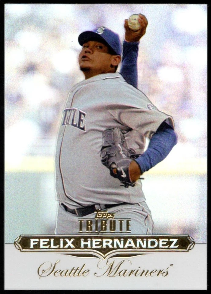 Juego de cartas base 2011 Topps Tribute Félix Hernandez #25 Foto 1 de 1