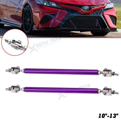 Adjust Purple Bumper Lip Strut Rod Tie Support Bar 10''-13'' For Toyota Lexus - Image 1 of 4