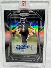 2022 Panini Chronicles Prizm Black Signature  Jalen Hurts Silver #PB-1 Eagles