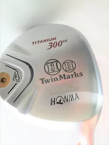 HONMA TWIN MARKS 300cc 4W 1STAR LOFT-18 S-FLEX GOLF CLUBS FAIRWAY WOOD NWO - Picture 1 of 5