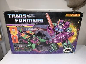 Vintage Transformers G1 Scorponok Complete W/ Box Insert GIG Italian - Picture 1 of 12