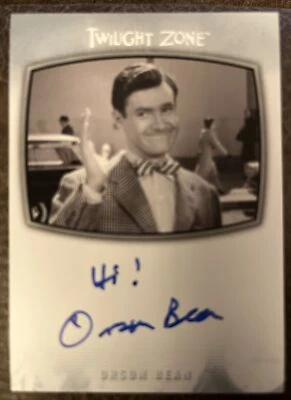 Twilight Zone Archives 2020 Edition Inscription Autograph AI-27 Orson Bean - Image 1 of 2
