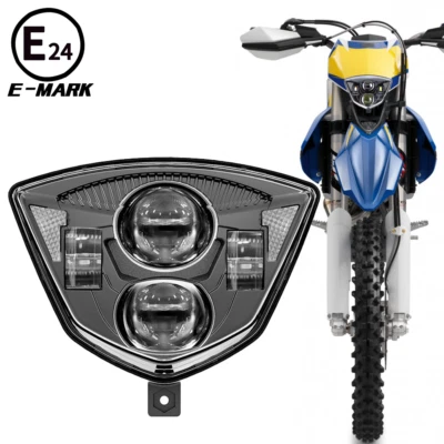 Conjunto de lámpara de faro LED para HUSABERG FE 450 570 390 350 501 TE 200 400 450 Foto 1 de 4