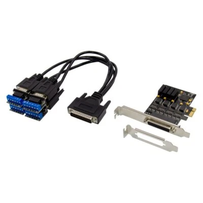 PCIE 4 Ports RS422/485 adapter expansion Card multi RS-422 RS-485 converter - Image 1 of 4