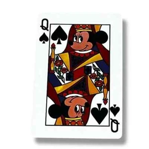 Carta da gioco Singola Scambio Disney Minnie Mouse Regina di Picche ABX - Foto 1 di 2