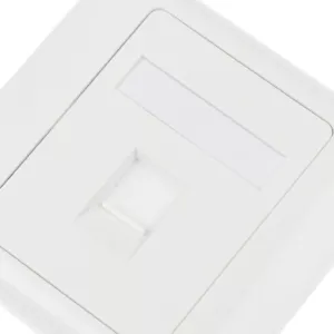 86 Type Single Port RJ45 Wall Flat Face Plate Ethernet Network Socket Pane.h7 - Picture 1 of 10