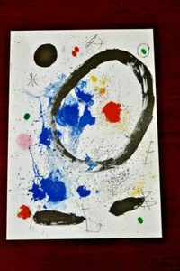 Joan Miro - Twilight's Ring, Platte signiert Reproduktion - Bild 1 von 4