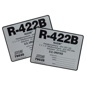 Packung mit (2) 422B/422B NU22B Farb-ID # 79525 Farb-ID-Etiketten - Bild 1 von 3