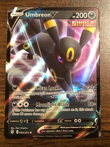 Umbreon V - 94/203 - Ultra Rare Near Mint Pokemon Sword & Shield Evolving Skies - Picture 1 of 5