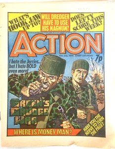 ACTION. VINTAGE ICONIC IPC MAGAZINE. 10TH JULY 1976. SCARCE. - Picture 1 of 8