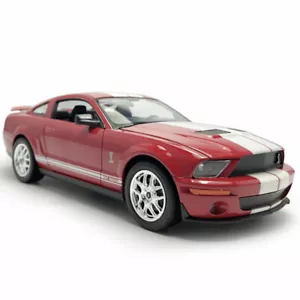 1:24 2007 Ford Shelby Cobra GT500 Model Car Diecast Toy Car Mens Collection Red - Picture 1 of 12