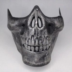 Skeleton Jaw Half Face Mask Hard Plastic - Picture 1 of 8
