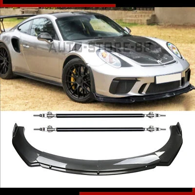 Kit de carrocería alerón labial parachoques delantero estilo fibra de carbono para Porsche Carrera GT 911 Foto 1 de 4